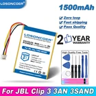 LOSONCOER 1500mAh L0721-LF Аккумулятор для JBL Clip 3, Clip 3AN, Clip 3 Аккумуляторы для песка