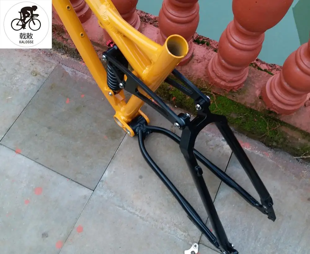 Kalosse полностью подвесная рама для горного велосипеда с мягким хвостом 26 дюймов