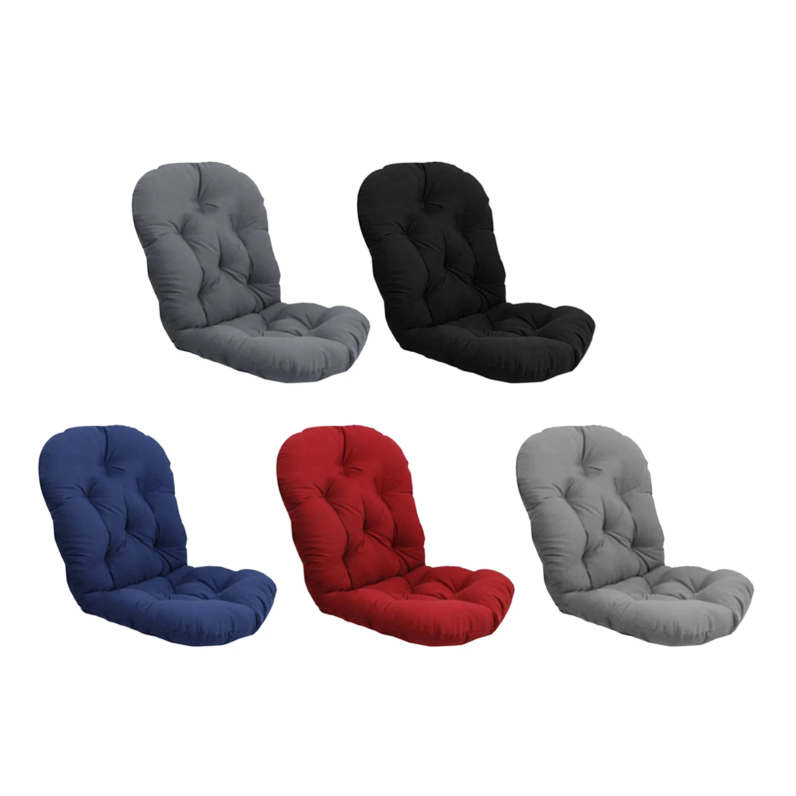 Textured Rattan Swivel Rocking Chair Cushion, 48