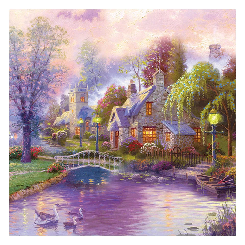 

Набор для алмазной вышивки с квадратными/круглыми стразами