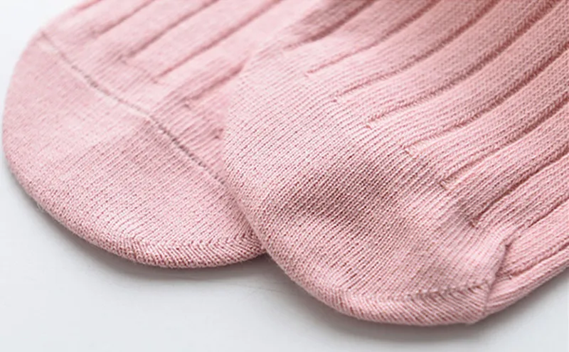 Baby Girls Socks Knee High Baby Football Stripes Sport Socks for Girl Sweet Princess Baby Socks Long Tube Kids Leg Warmer 3-10Y