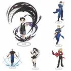 Лидер продаж, аниме, цельнометаллический алхимик, братство, Эдвард Альфонсе, акриловая настольная декоративная подставка, фигурка, держатель для пластин, подарок для друга