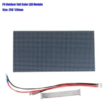 Уличный светодиодный модуль P4 SMD1921 256x128 мм 1/8 S, можно настроить размер 512*512 мм, водонепроницаемый светодиодный дисплей для видеостены