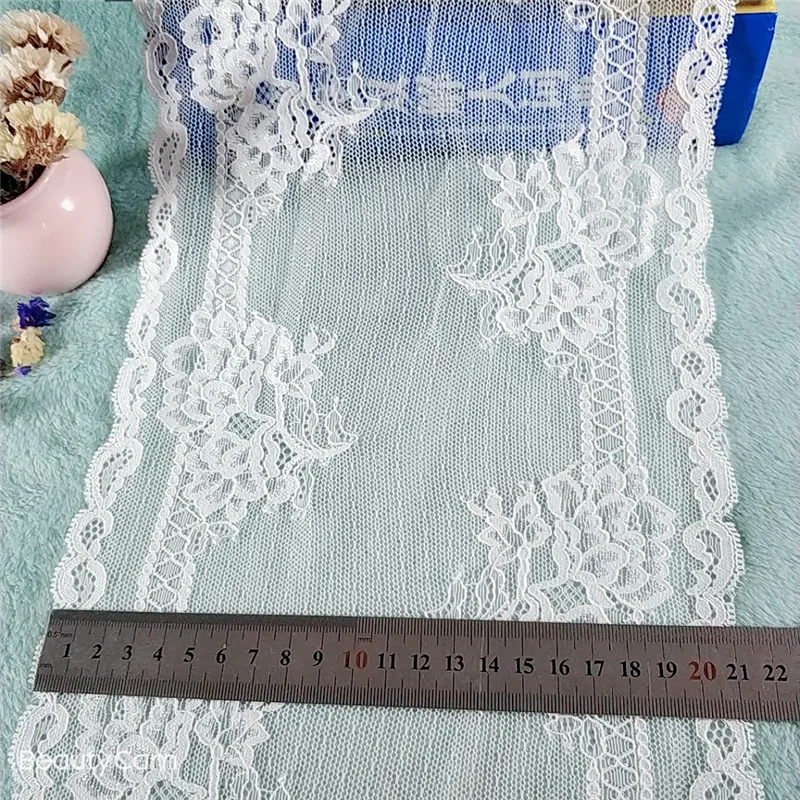 TD2140 21cm Purple lace accessories Diy hand-made sleeve collar skirt curtain decorative clothing fabric | Дом и сад