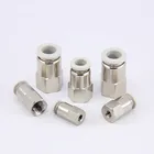 1 шт. APCF белый фитинг для воздушной трубы 4, 6, 8, 10, 12 мм, шланг 18 дюйма, 38 дюйма, 12 дюйма, 14 дюйма, гнездовой разъем латунный пневматический, с резьбой