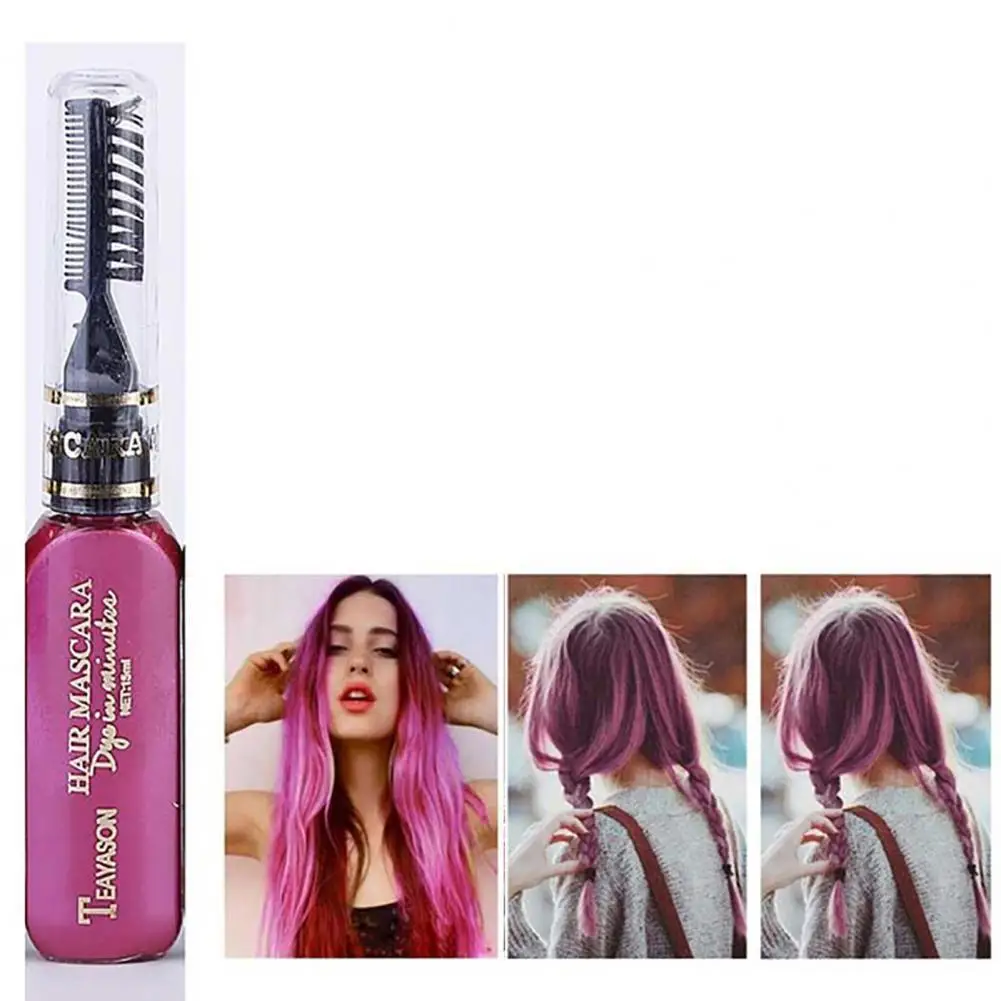 

Convenient Stylish 13 Colors Disposable Hair Dye Creative Hair Chalk Washable for Club