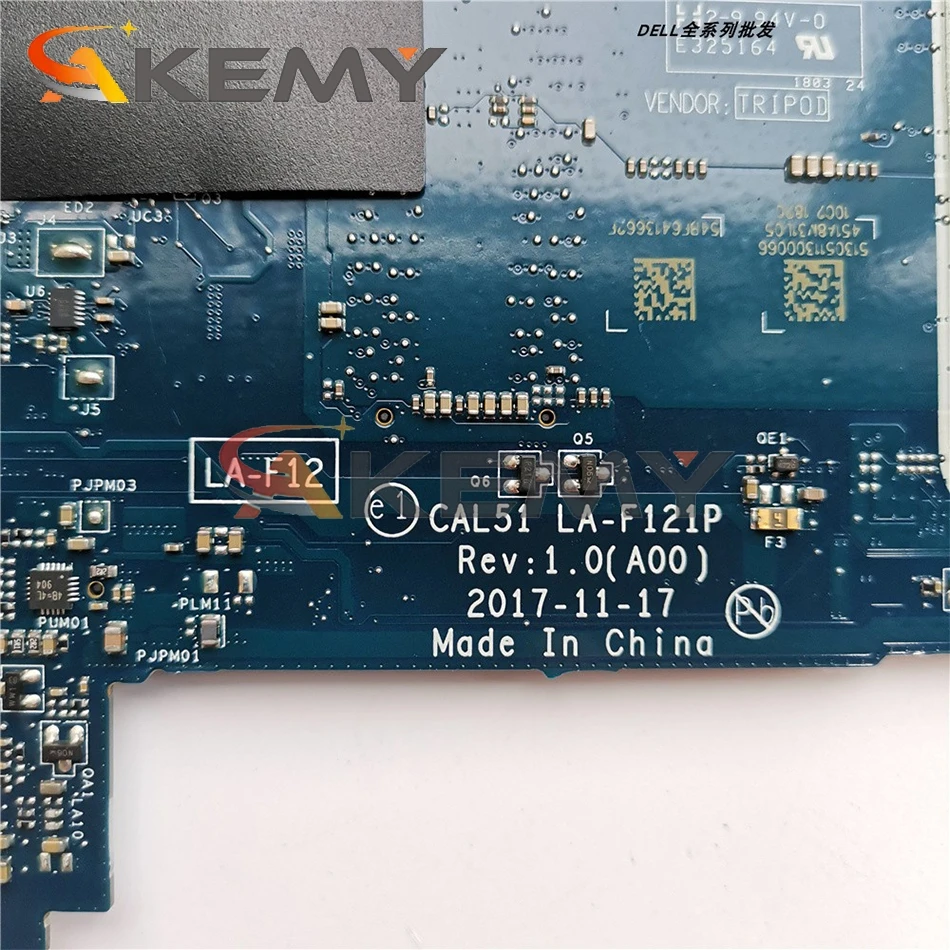Akemy Новый Ryzen7 2700 R7 M460(2 ГБ) для Dell inspiron 5575 5775 материнская плата CAL51 LA-F121P CN-0P34C9 P34C9 100%