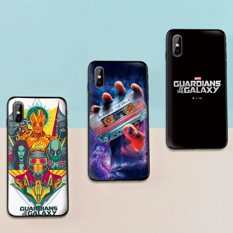 Хранители Галактики для Xiaomi mi 9T A3 PRO 6X X 2S 3 F1 9 CC9E CC9 8 A2 LITE SE задняя крышка телефона