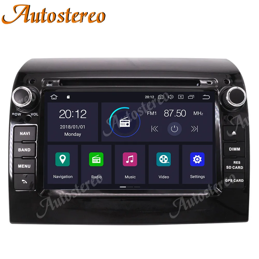 Беспроводной автомобильный DVD-плеер для Fiat Ducato Citroen Jumper Peugeot Boxer Android 10 0