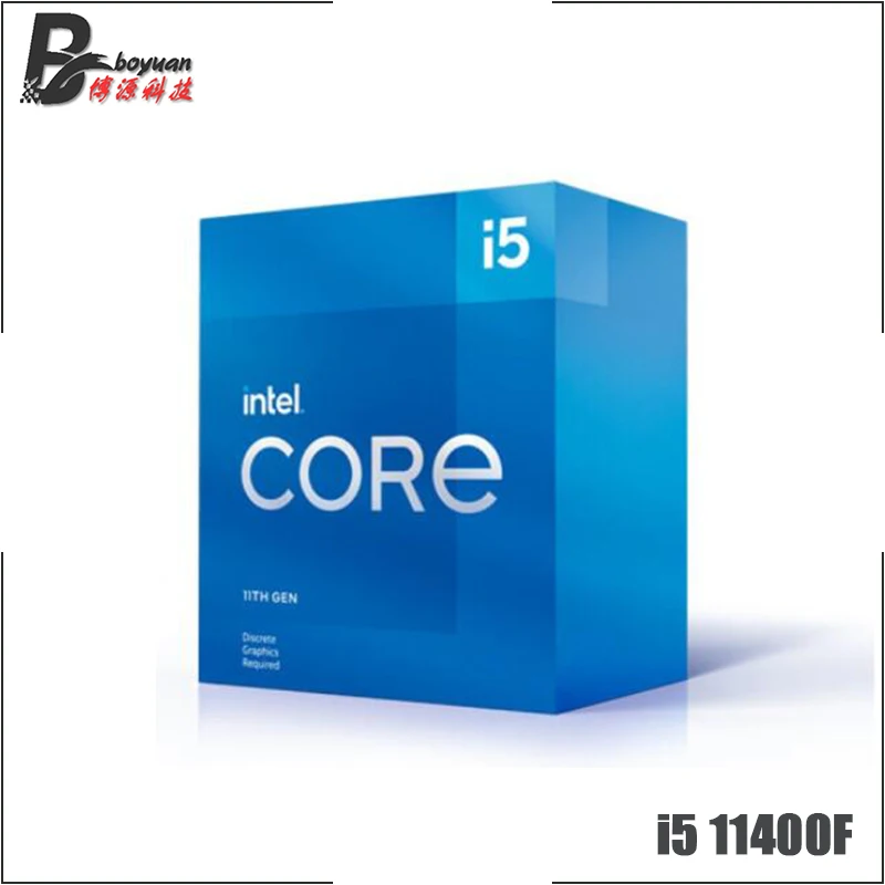 Процессор Intel Core i5-11400F i5 11400F 2 6 ГГц шестиядерный двенадцатипоточный ЦПУ L3 = 12M 65W LGA