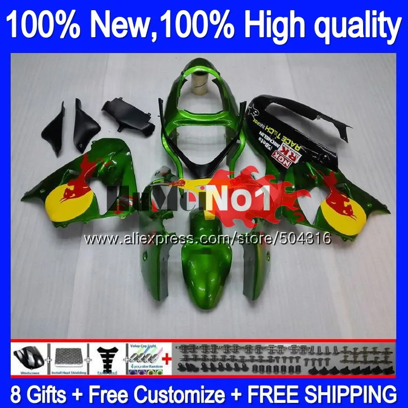 Корпус для KAWASAKI ZX 9R 900CC 9 R 900 ZX9R 98 99 00 01 83MC. 64 ZX900 ZX9 ZX-9R 1998 1999 2000 2001 желтого и красного