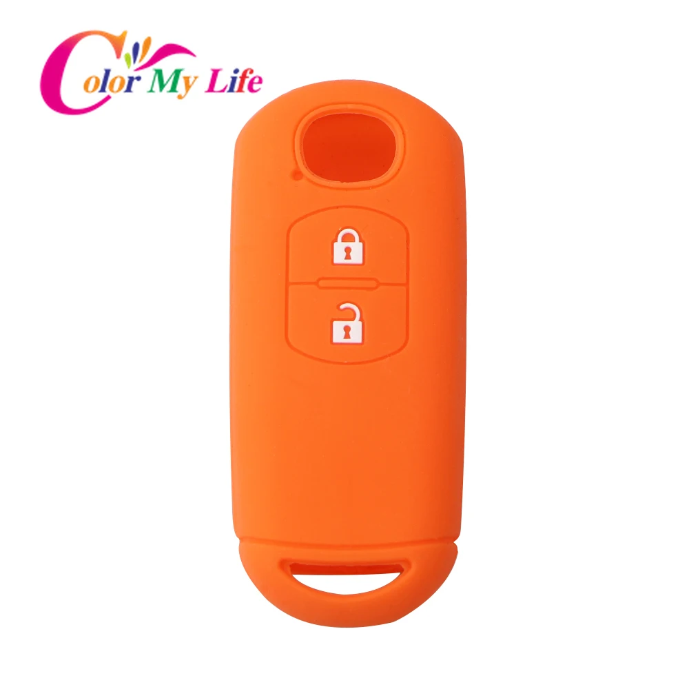 Силиконовый резиновый чехол для автомобильного ключа Mazda 2 3 5 6 8 Atenza CX5 CX-7 CX-9 RX Smart