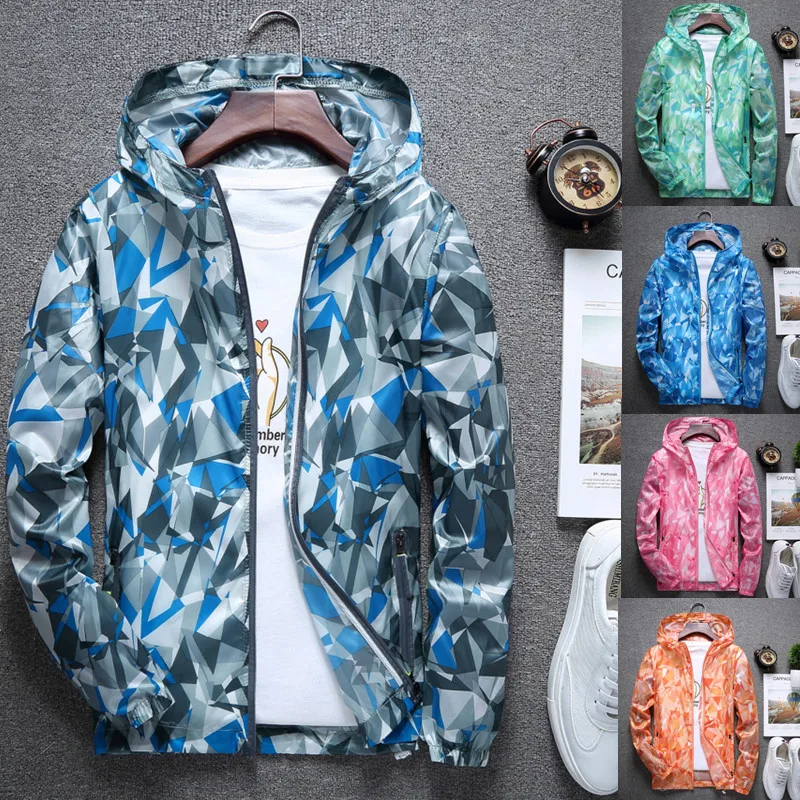 Ветровка легкая спортивная для мужчин и женщин куртка пар уличная дышащая