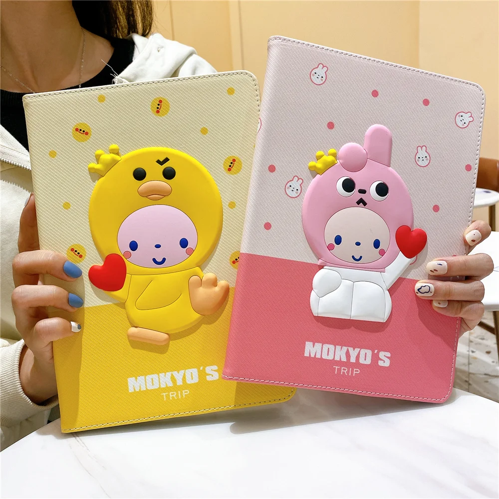 

Cartoon Crown Monkey Is Suitable For iPad Air 1 Air 2 Pro 9.7 2017 Mini12345 10.2 / 10.5 Ipad Air 4 Ipad pro 2020 Cover