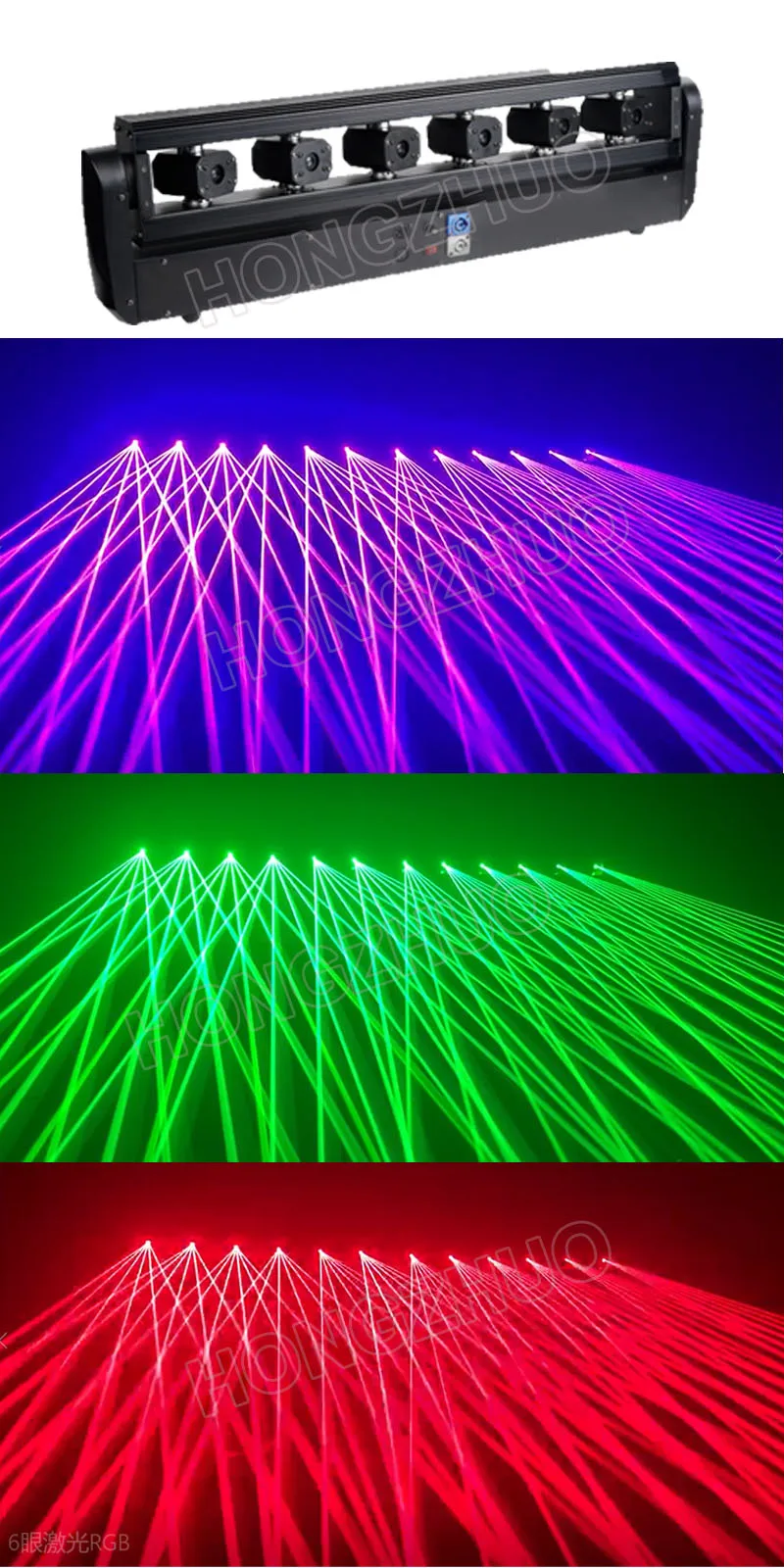 2 шт./лот rgb 3 в 1 6 глаз движущаяся головка лазерные огни проектор сценическое освещение вечерние танцевальные дискотеки DJ музыка праздник Рождество огни