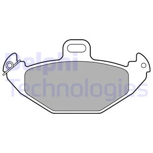 

DELPHI LP1252 BRAKE LINING BACK 98-02 LAGUNA
