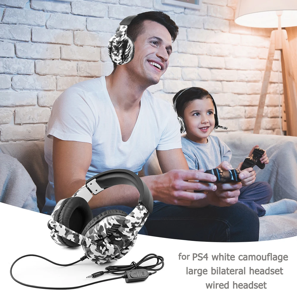 Камуфляжные проводные наушники ALLOYSEED для компьютера планшета смартфона с