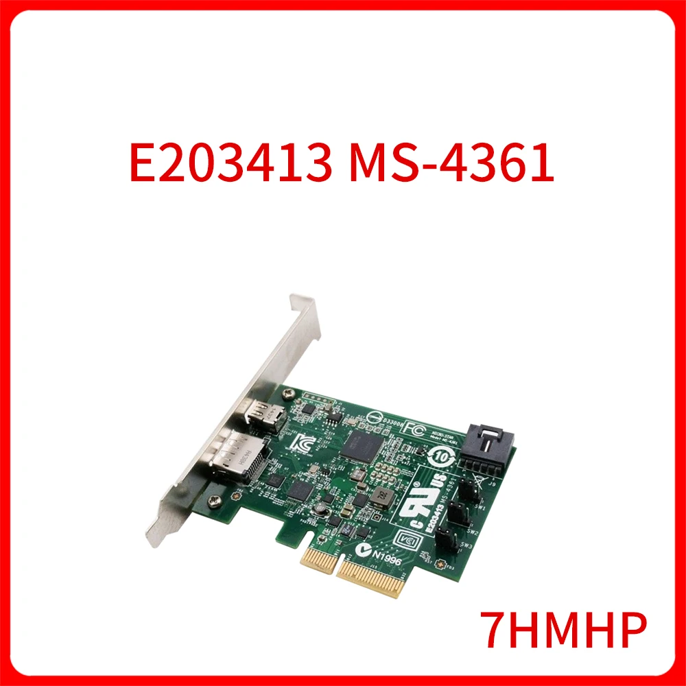 

Оригинальная карта Thunderbolt2 PCI-e для DELL, Серверная карта передачи 7HMHP 07HMHP Thunderbolt 2 E203413 MS-4361