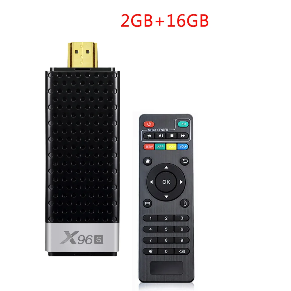 2 16GB Смарт ТВ приставка X96S 2 Гб 16 Гб 4G 32 ГБ Android 8,1 ТВ приставка 5,0 WiFi Bluetooth 1000M медиаплеер x96 ТВ приставка android tv Stick - Цвет: 2 16GB