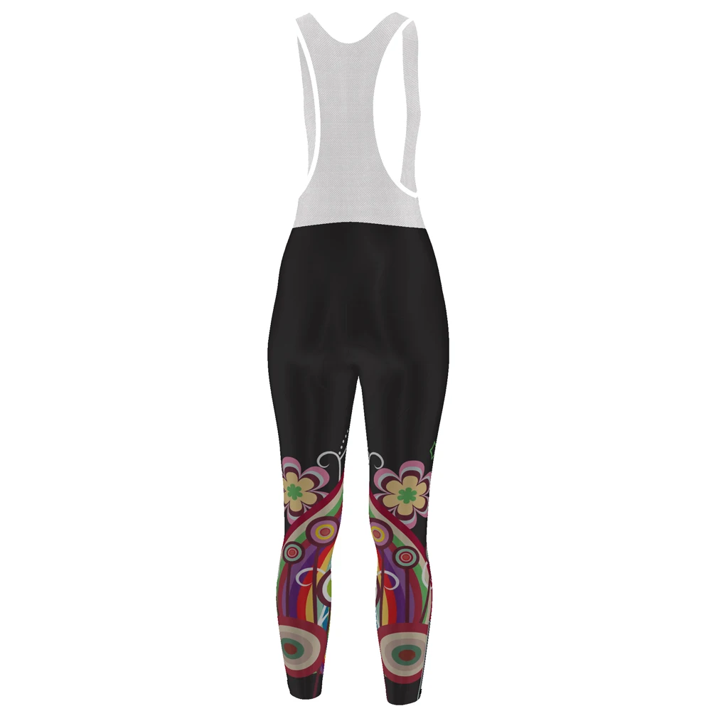HIRBGOD New Women Bicycle Bib Shorts Black Flower Shirt Team Cycling Mtb Mountain Outdoor Sport Bike Short Pant TYZ098-05 | Спорт и