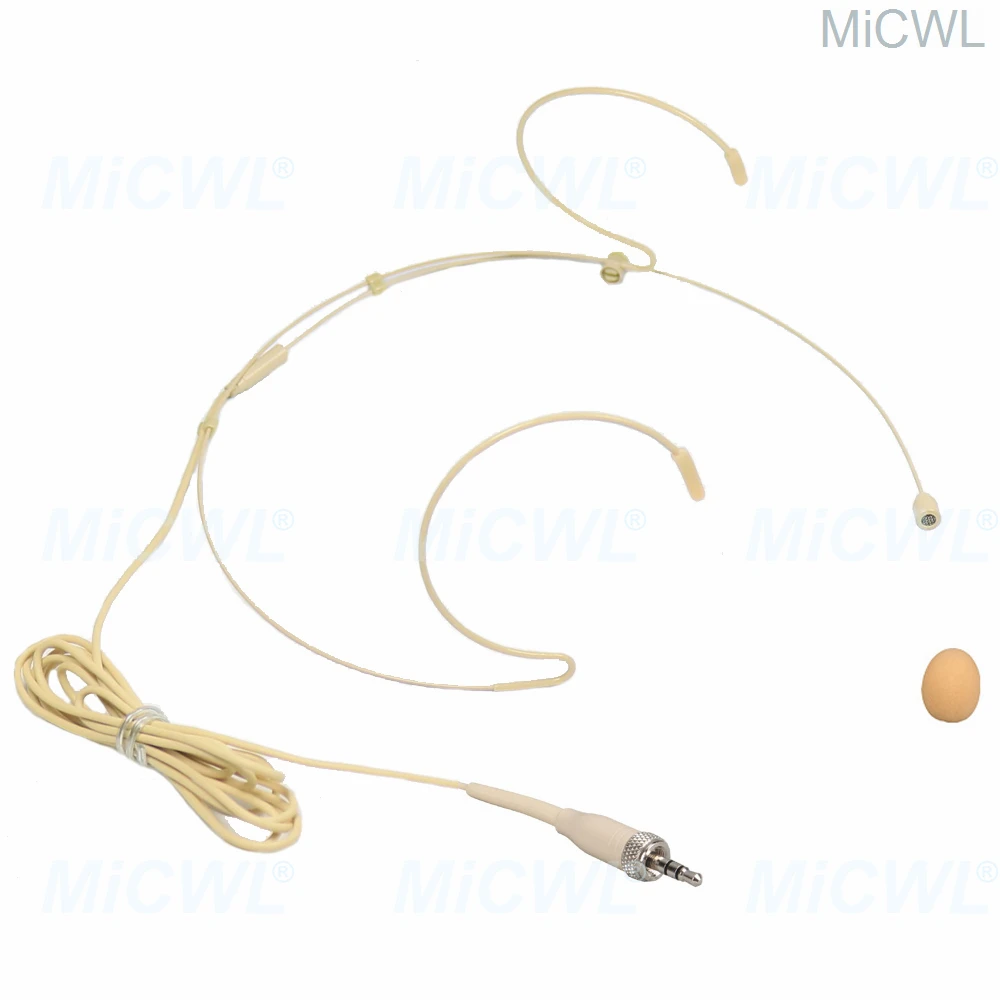 Бежевый черный цвет гарнитура микрофон для Sennheiser ew100 sk100 G2 G3 G4 беспроводной пояс