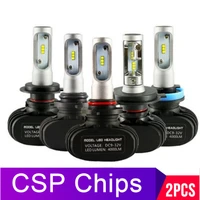 2pcs s1 h4 h7 h11 9005 9006 car led headlight bulbs csp chips 50w 8000lm 6500k led auto headlamp led bulb car light 12v 24v