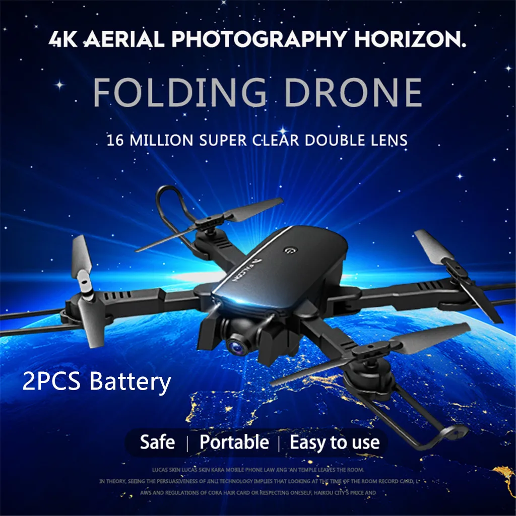 WI FI FPV 4K двойной Камера отношение провести оптического потока Positiong квадрокоптер