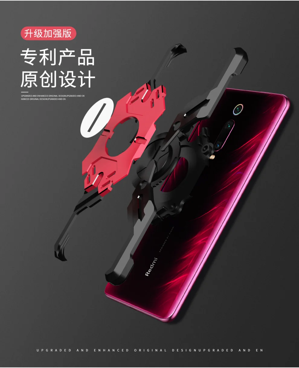 Герой Marvel Elements Алюминиевый металлический бампер чехол для Xiao mi Red mi K20/Pro/mi 9 T/mi 9 T/Pro тонкий жесткий ударопрочный чехол Сумка-бампер