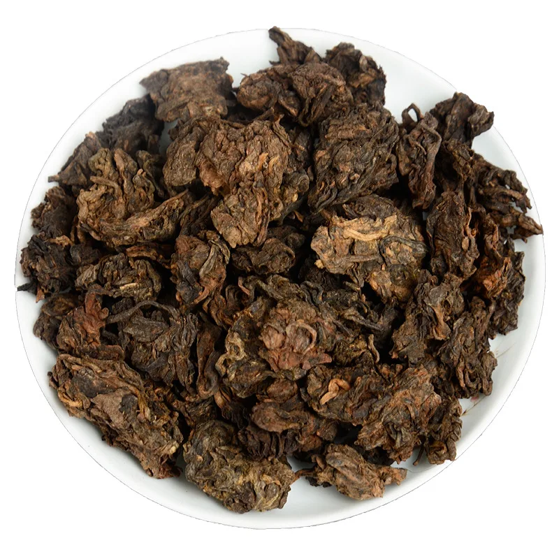 2008 китайский Yunnan Menghai старое дерево золотой бутон спелый чай старый весенний