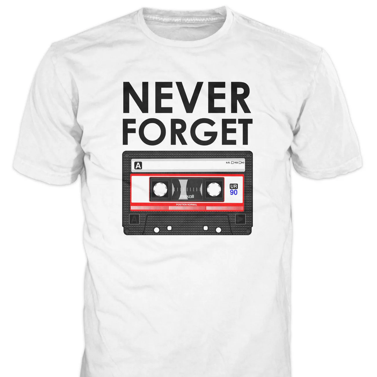 Мужская летняя футболка с коротким рукавом повседневная никогда не забудет