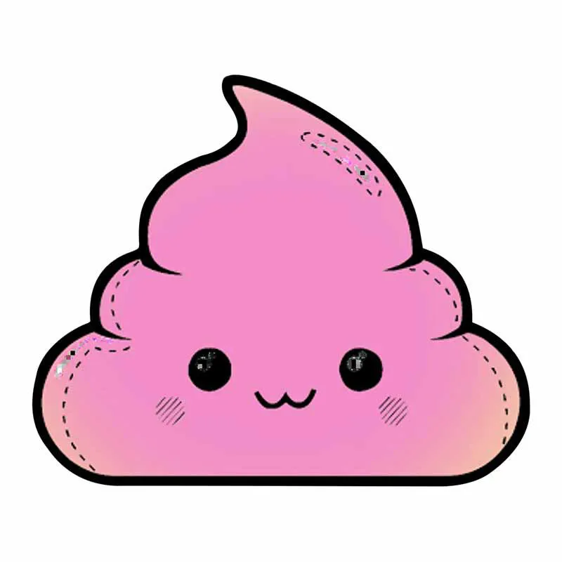 

13cm x 11cm for Kawaii Pink Vinyl Material DIY Motorcycle Stickers Fashion Car Decals Occlusion Scratch