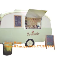 mobile fast food concession trailer ice cream roll food cart mobile food truck with vin number