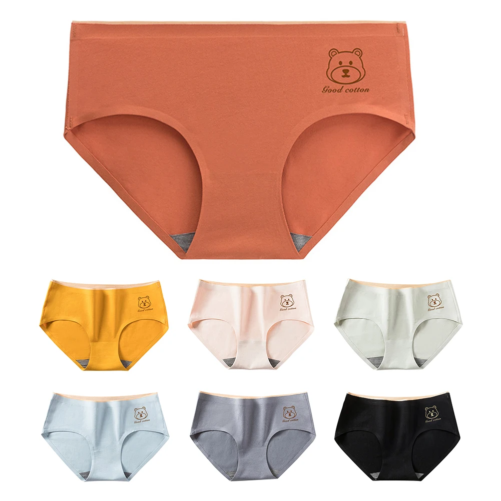 Женская бесшовная фотодышащая однотонная фотография|Женские трусики| |