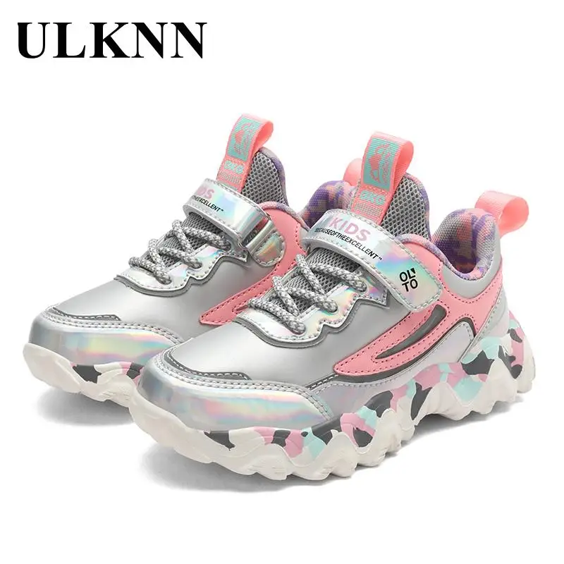 

Детские кроссовки для бега, модная детская зимняя спортивная обувь для девочек, детские повседневные кроссовки, розовые милые кроссовки для девочек, Нескользящие Детские кроссовки