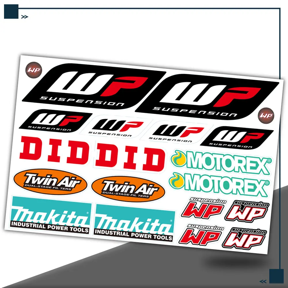 Светоотражающая наклейка WP на подвеску амортизатор для KTM 125 250 300 350 450 SX SXF 2016 2017 EXC