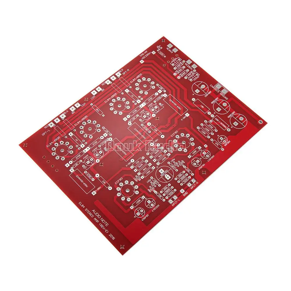 PCB Nobsound Hi-End стерео Push-Pull EL84 вакуумный ламповый усилитель PCB DIY Kit Ref аудио Примечание ПП плата - Цвет: PCB