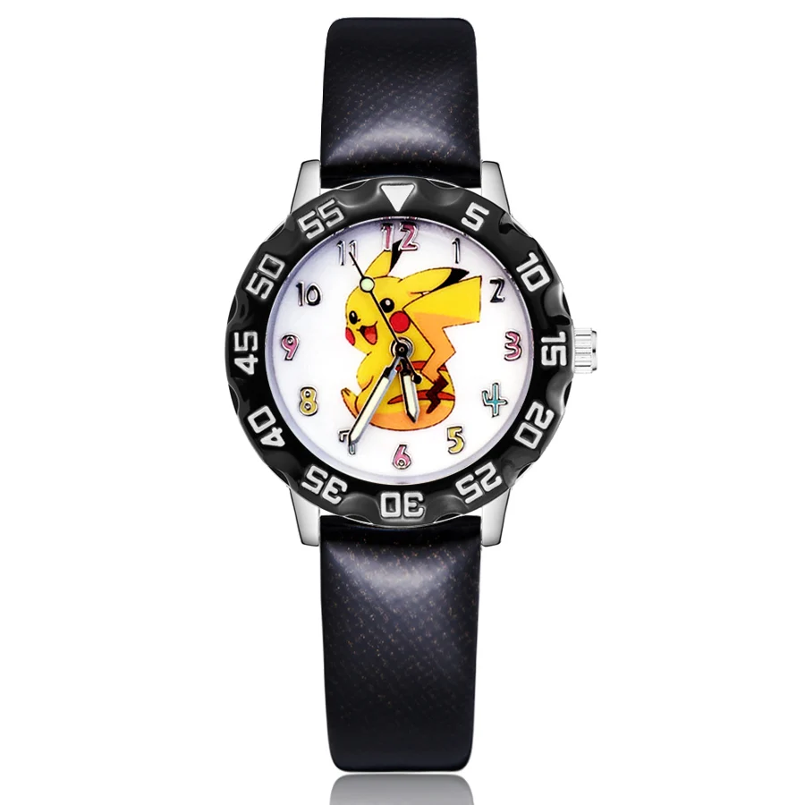 

Children's Cute Cartoon Style Student Boy Girl Leather Strap Quartz Wrist Watches JM88