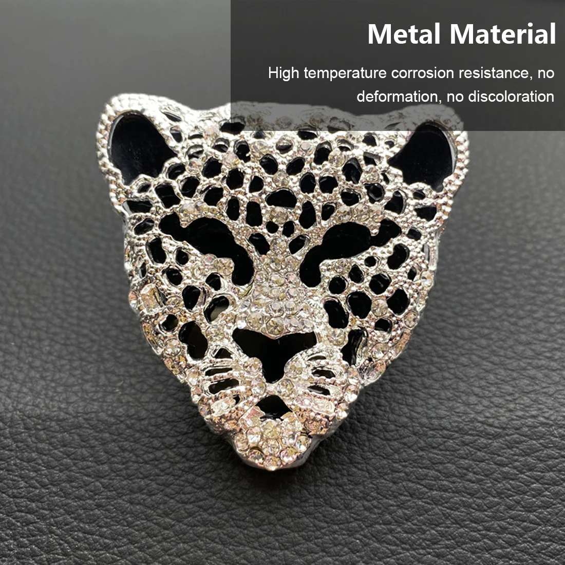 

Car Perfume Vent Solid Fragrance Diffuser Crystal Leopard Car Air Freshener Auto Outlet Perfume Clip Interior Decoration