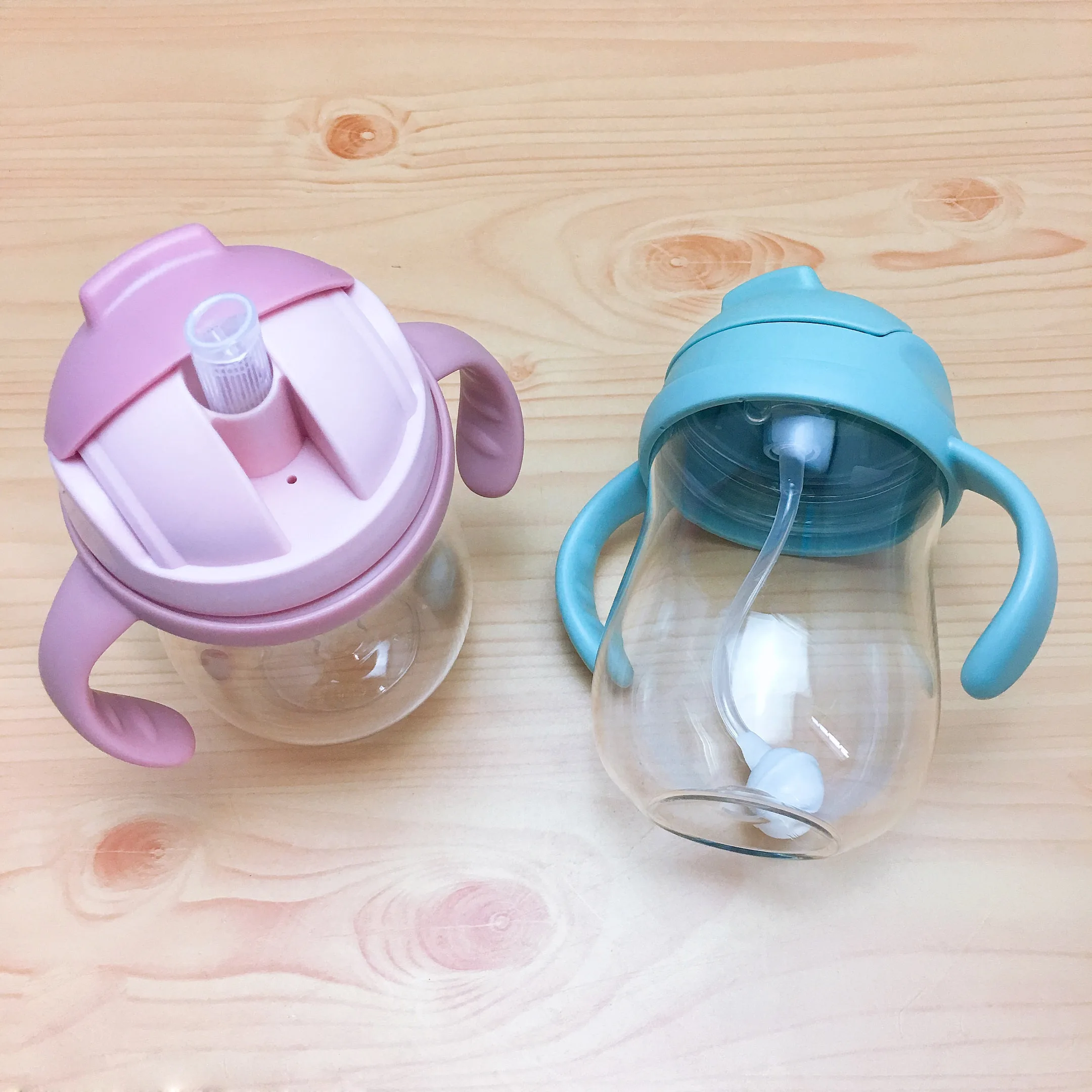 Милая детская соломенная бутылка для воды силиконовая кормления младенцев со