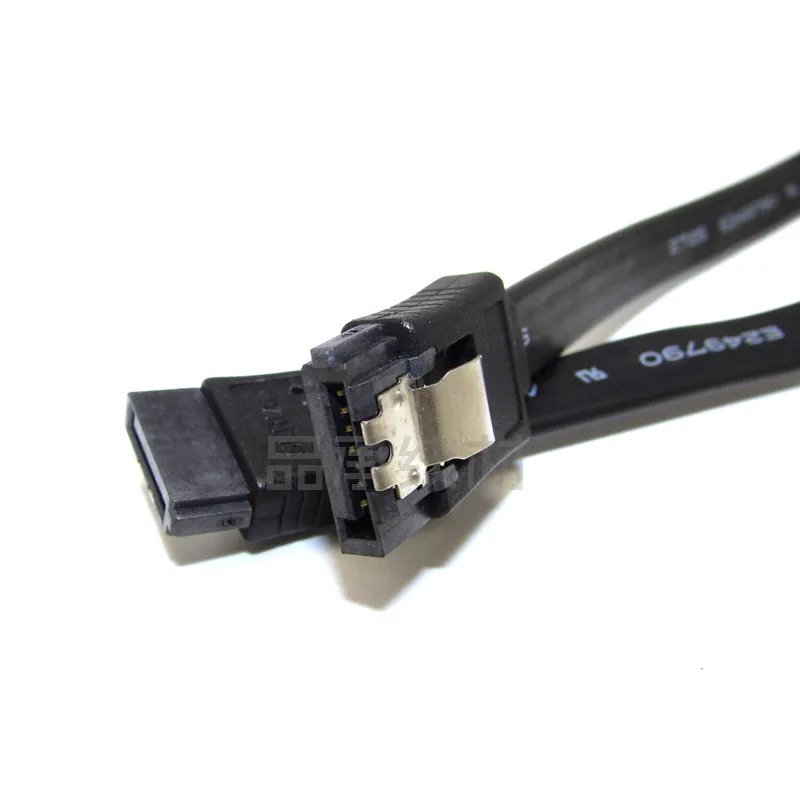 45 см СЕРИЙНЫЙ SATA 3 RAID ДАННЫХ HDD жесткий диск кабели сигнала черные прямые высокого