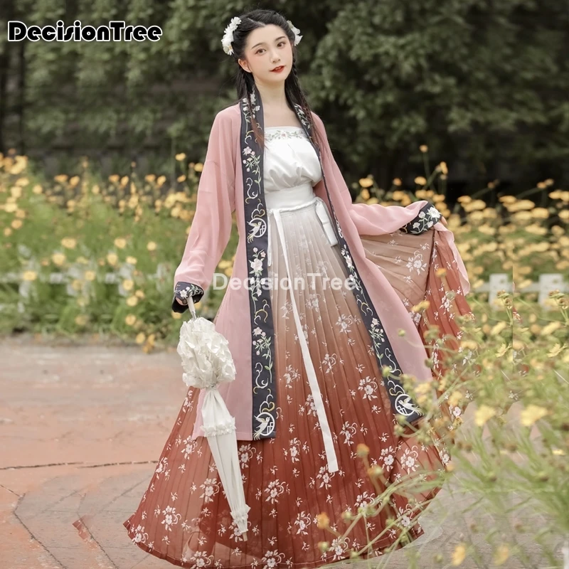 2021 одежда в китайском стиле женский год народный танец праздничный наряд hanfu