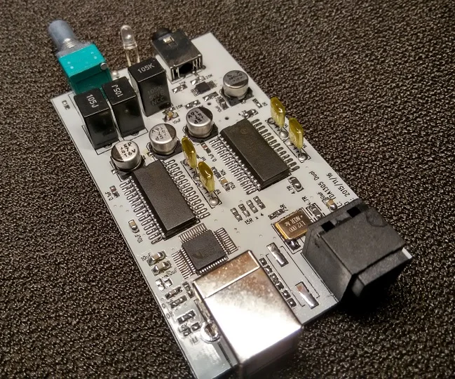 USB усилитель CM108 + двойной параллельный TDA1305T IIS DAC декодер MD оптическая запись