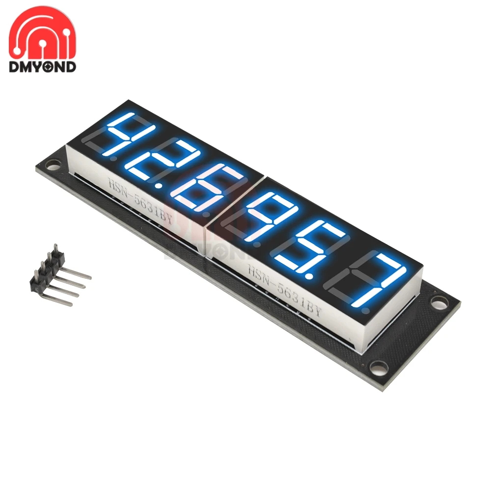 1pcs TM1637 6 Bits Digital LED Display Module For arduino 7 Segment 0.56 Inch Clock RED Anode Tube Four Serial Driver Board Pack |