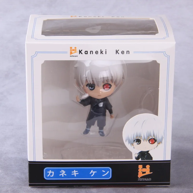 

Japan Anime Tokyo Ghoul OVA Figurine Kaneki Ken Figure Q Version Standing Version Finished Goods Model Toys Gifts for Children