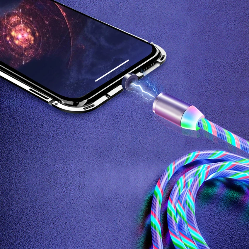 Micro usb c 3 в 1 Магнитный зарядный кабель Универсальный мобильный телефон Usb с