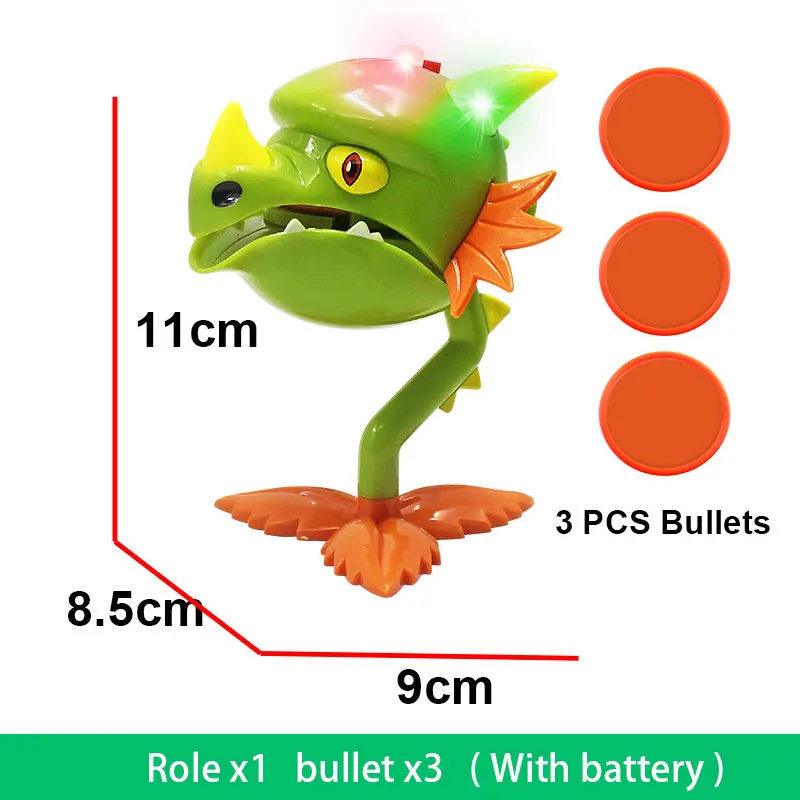 1 шт. Вишневое растение щит зомби экшн-фигурка светильник звуковая модель снежный