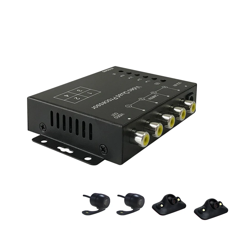 TEXOSA автобус Грузовик Легковой автомобиль Камера видео Quad Разделение Управление