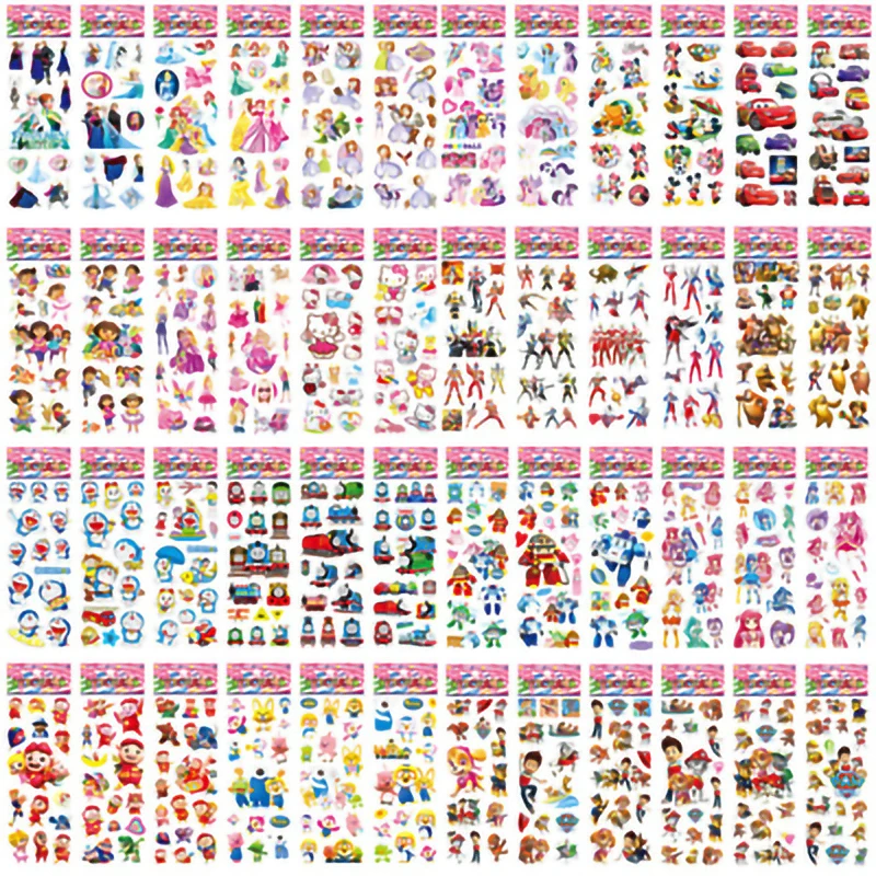 

10/20/30sheets bubble stickers for children's toys 3D for Scrapbooking Bullet Journal Including gift