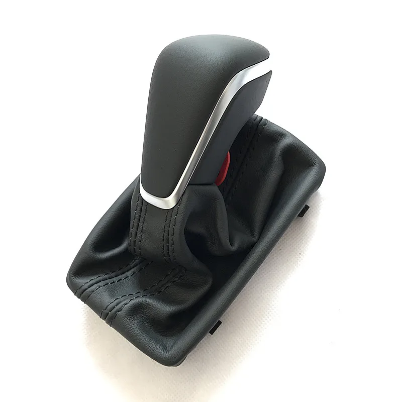 

Black Gear Shift Knob with Leather Boot Gaiter LHD AT Auto Trans ONLY For Audi NEW A7 A6 PA STYLE C7 2016 2017 2018