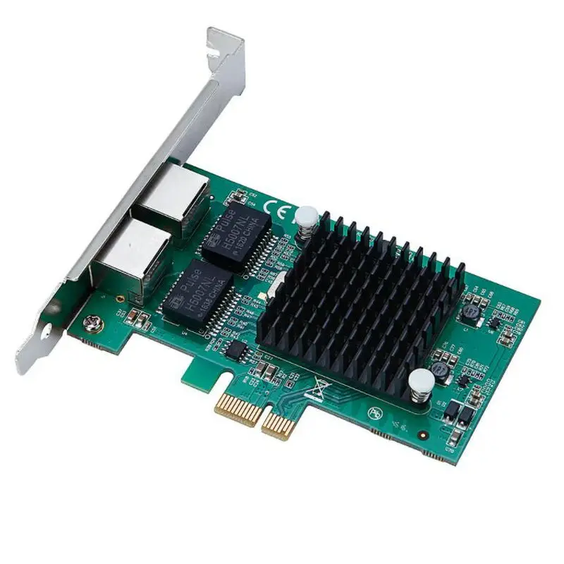 Pci Express Gigabit Ethernet Серверная сетевая карта PCIE RJ45 Lan Карта бездисковая загрузка intel82575